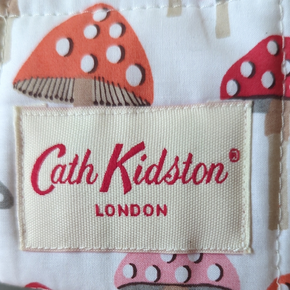 Cath Kidston Mushroom Queen Quilt And Two Euro Shams